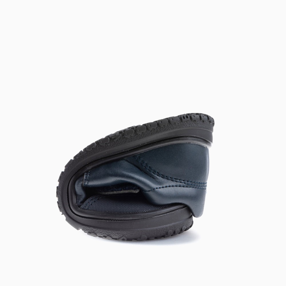 BLUCHER COLEGIAL VELCRO BAREFOOT MARINO