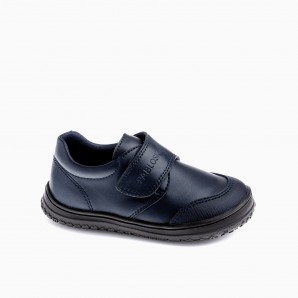 BLUCHER COLEGIAL VELCRO BAREFOOT MARINO