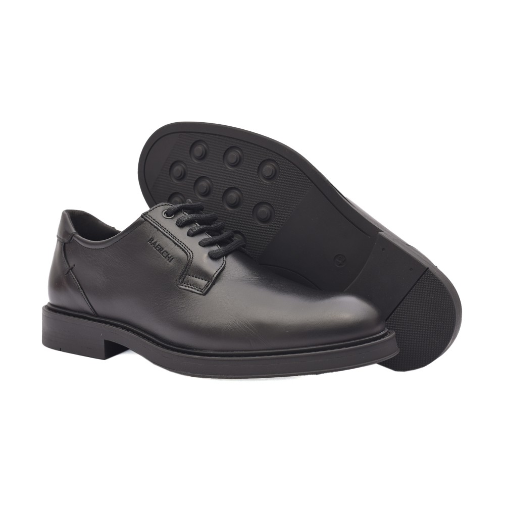 BLUCHER LISO NAPA NEGRO