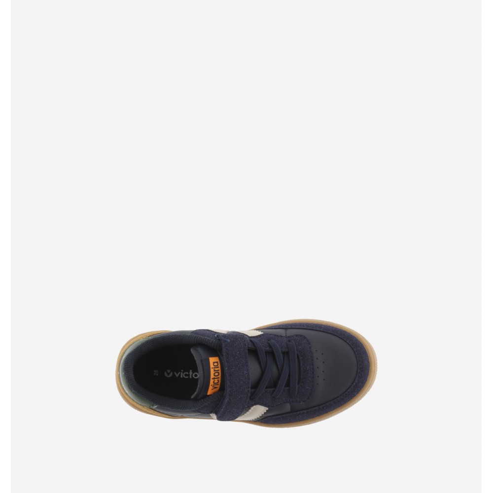 DEPORTIVO VELCROS "V" MARINO