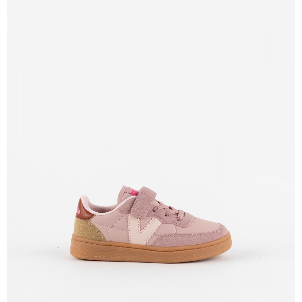 DEPORTIVO ELASTICO Y VELCRO NUDE