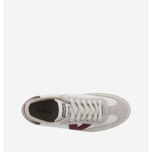 SNEAKERS "V"  BORDO
