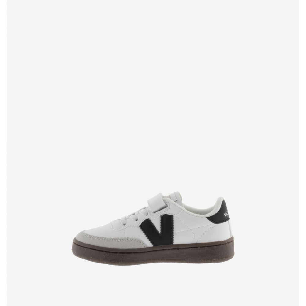 DEPORTIVO ELASTICO Y VELCRO "V" BLANCO