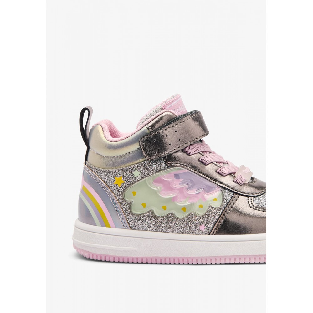 DEPORTIVO BOTA LUCES PEWTER