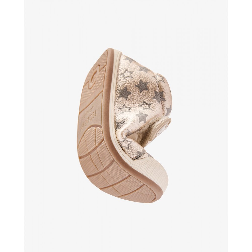 ZAPATITO BAREFOOT ESTRELLAS GOLD