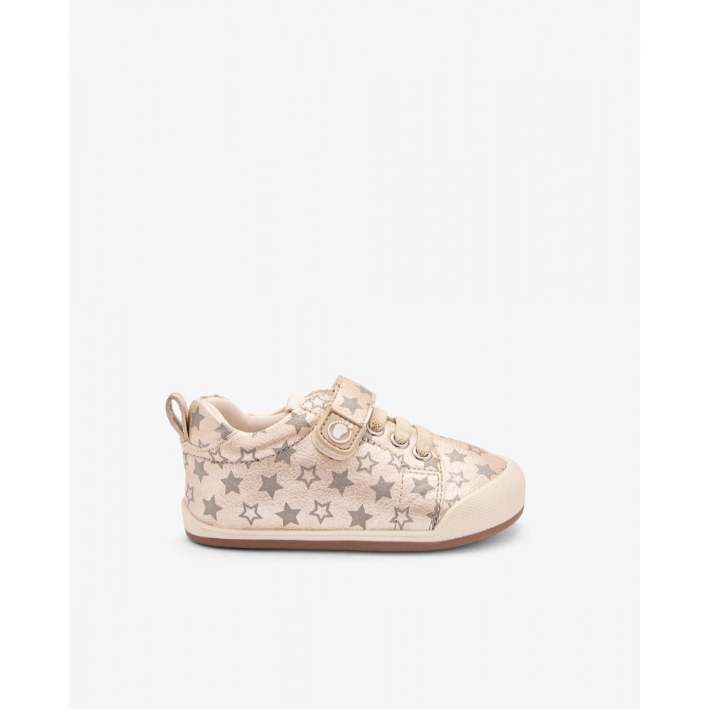 ZAPATITO BAREFOOT ESTRELLAS GOLD