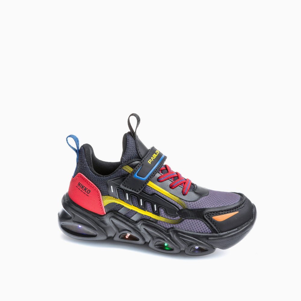 DEPORTIVO LUCES BLACK/GREY