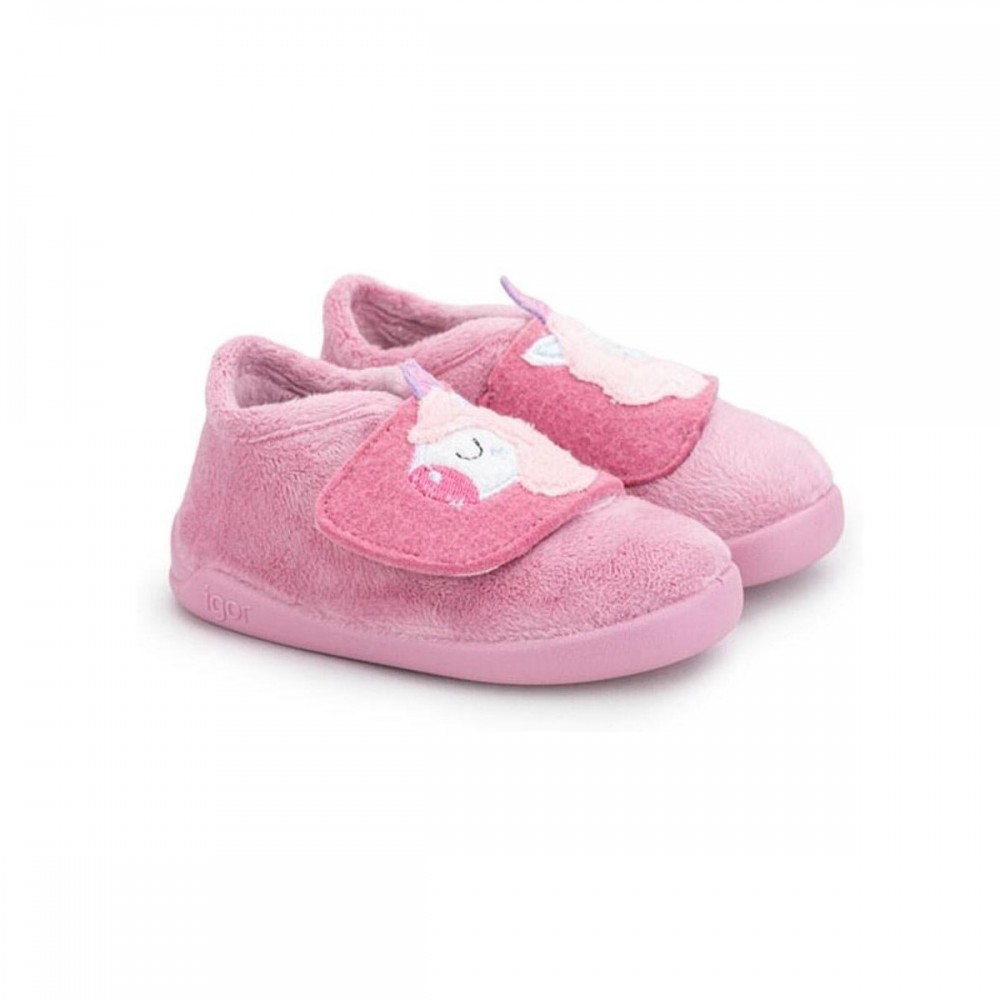 ZAPATILLA VELCRO BAREFOOT UNICORNIO ROSA
