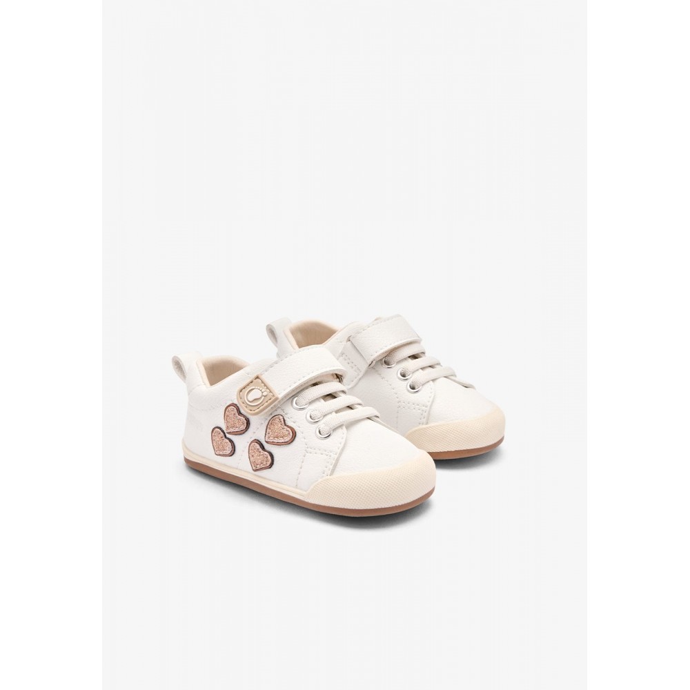 ZAPATITO BAREFOOT CORAZONES WHITE
