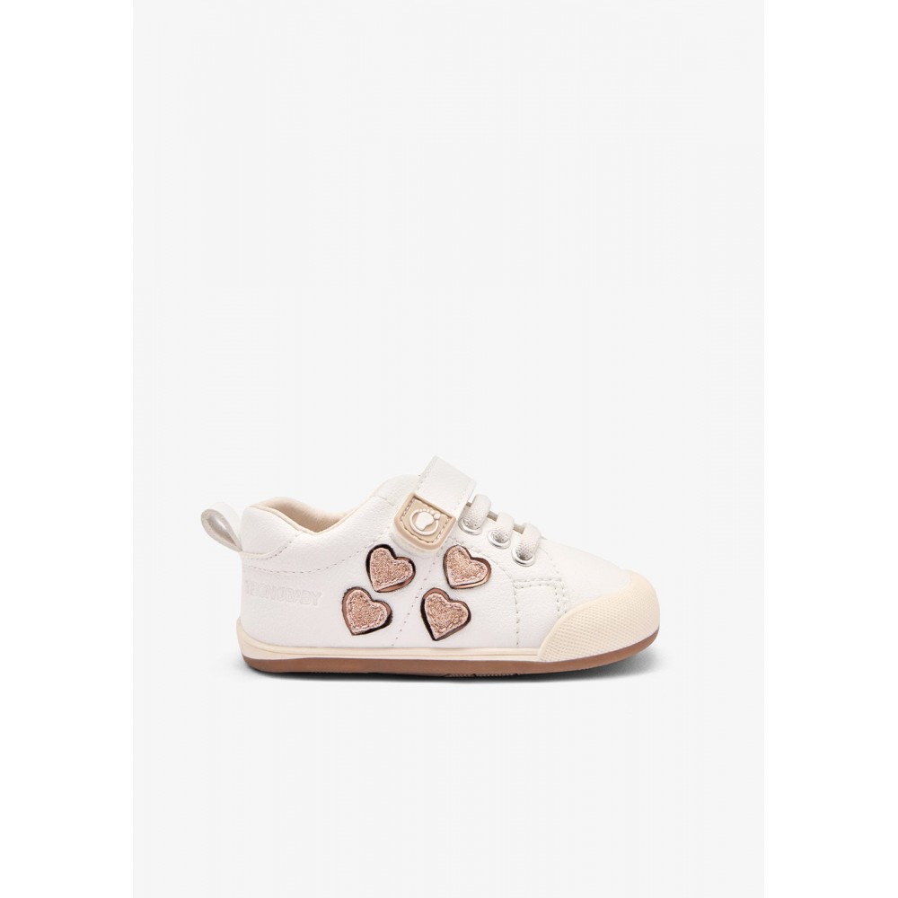 ZAPATITO BAREFOOT CORAZONES WHITE