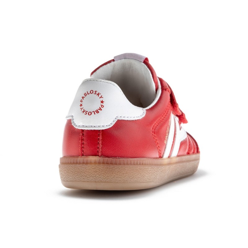 DEPORTIVO VELCROS BAREFOOT CEREZA