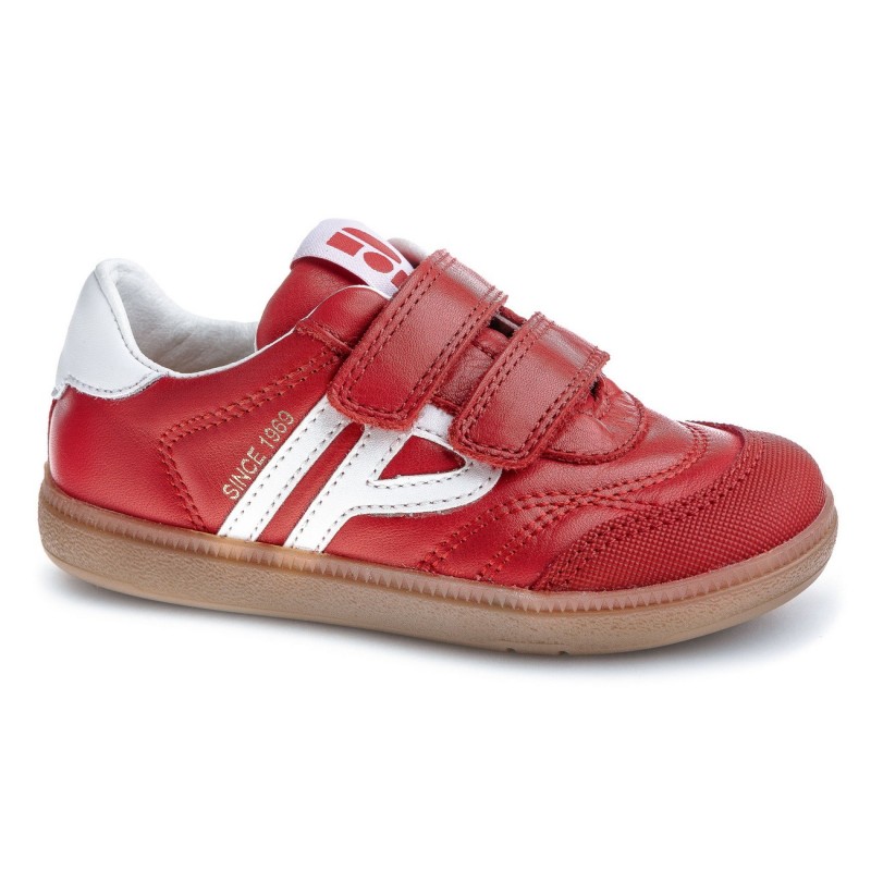 DEPORTIVO VELCROS BAREFOOT CEREZA