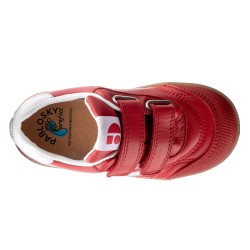 DEPORTIVO VELCROS BAREFOOT CEREZA
