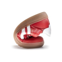 DEPORTIVO VELCROS BAREFOOT CEREZA