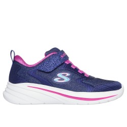 DEPORTIVO ELASTICO Y VELCRO GRIS-ROSA