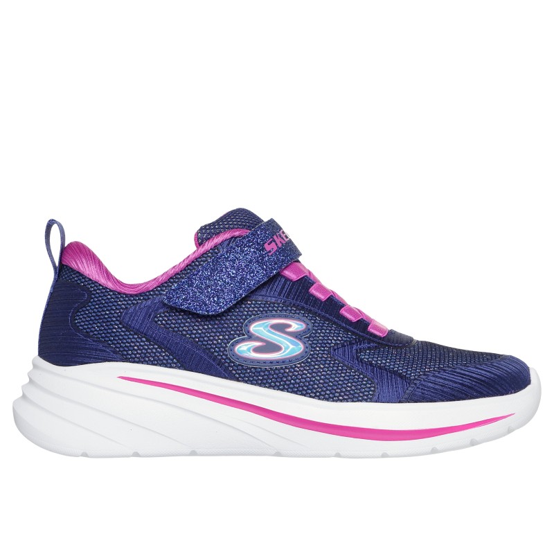 DEPORTIVO ELASTICO Y VELCRO GRIS-ROSA