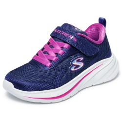 DEPORTIVO ELASTICO Y VELCRO GRIS-ROSA