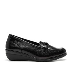 MOCASIN ESTRIBO CON BRILLANTES NEGRO