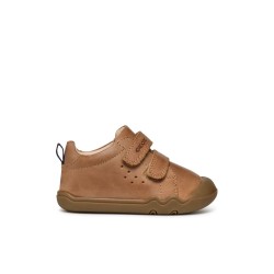 BOTITA VELCROS NAPPA COGNAC