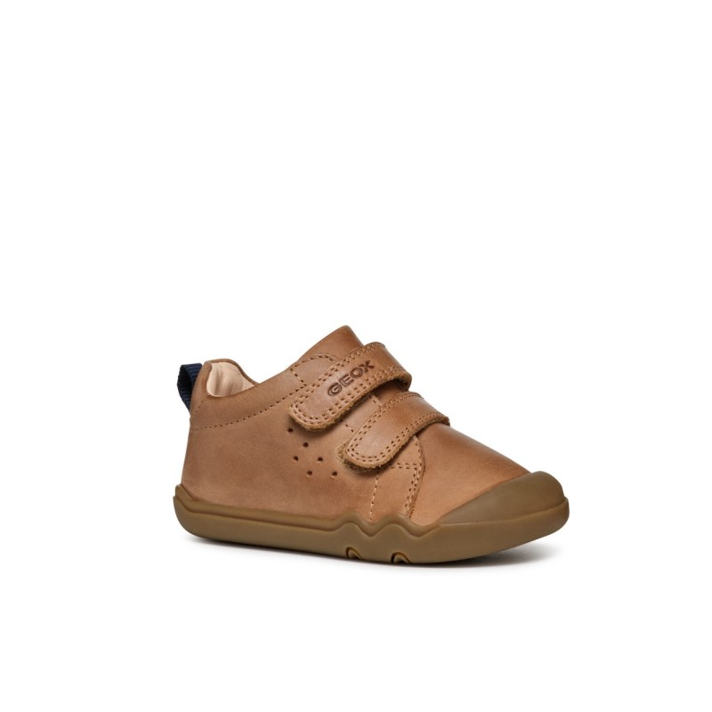 BOTITA VELCROS NAPPA COGNAC