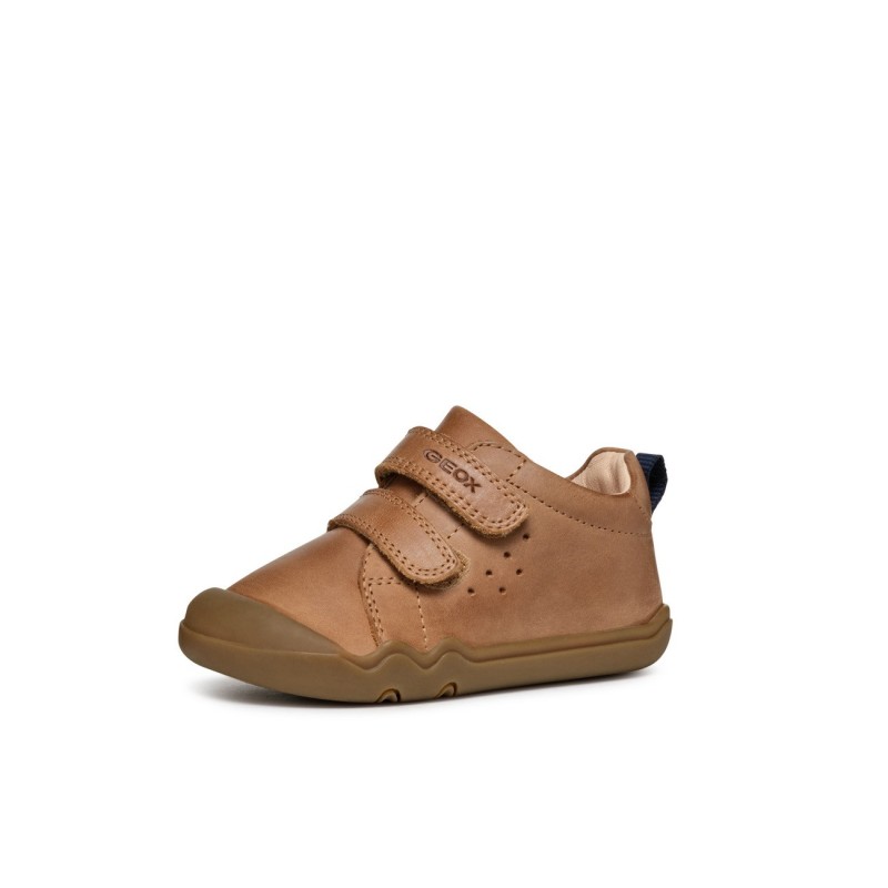 BOTITA VELCROS NAPPA COGNAC