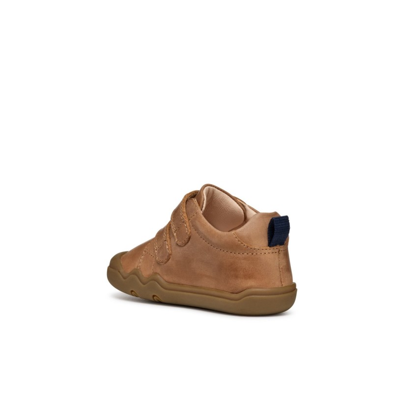 BOTITA VELCROS NAPPA COGNAC