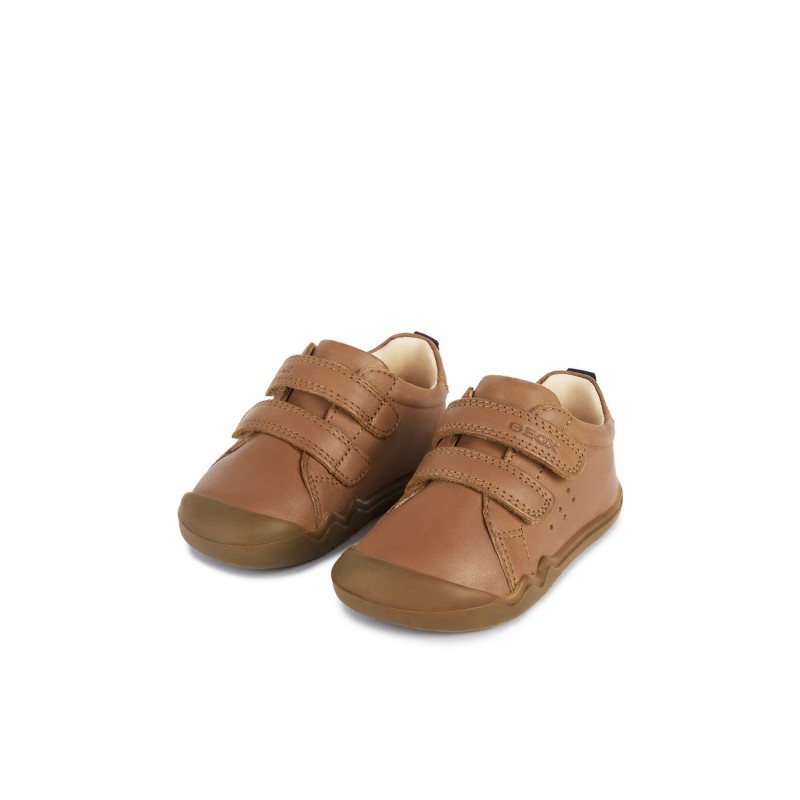 BOTITA VELCROS NAPPA COGNAC