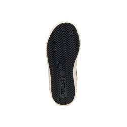 SNEAKERS ELASTICO Y VELCRO BEIG/BLACK