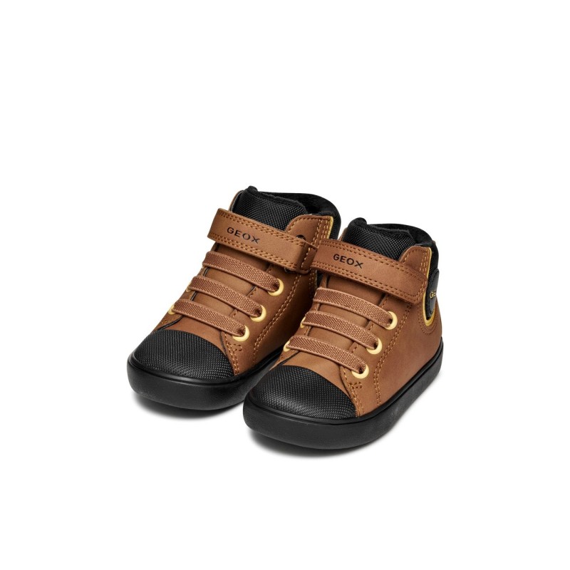 BOTITA ELASTICOS Y VELCRO TOBACCO/BLACK