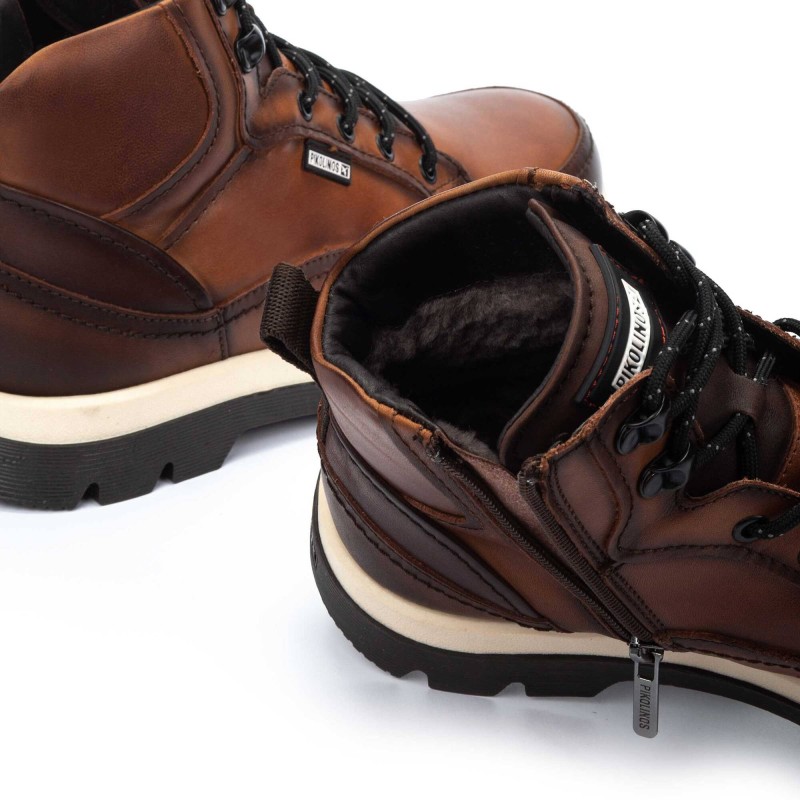 BOTIN CORDONES CUERO