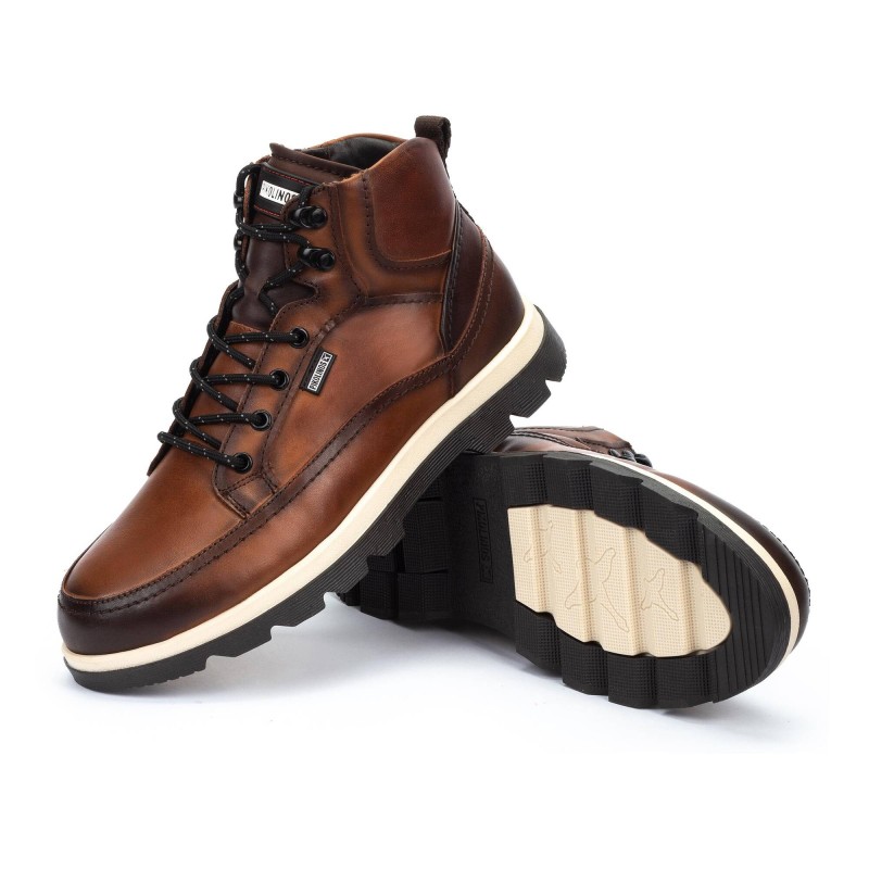 BOTIN CORDONES CUERO