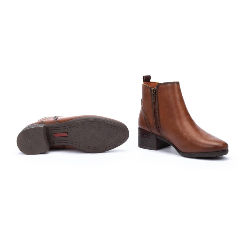 BOTIN CREMALLERA VISTA CUERO