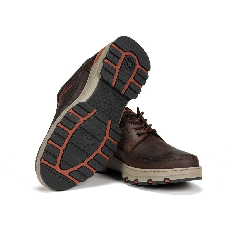 BLUCHER CORDON AFELPADO CASTAÑO+COM.2