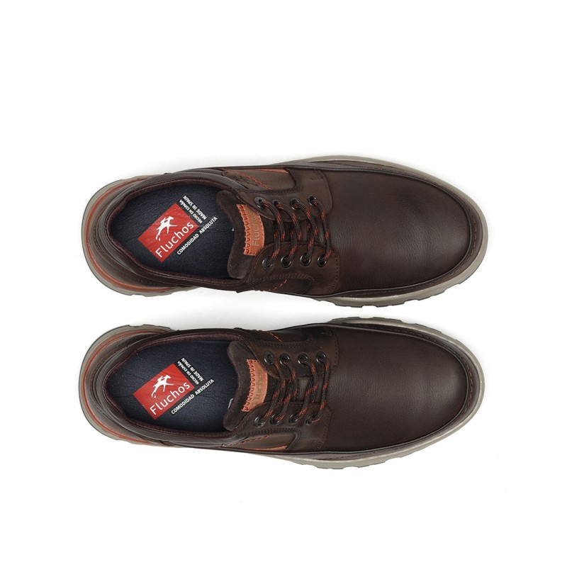 BLUCHER CORDON AFELPADO CASTAÑO+COM.2