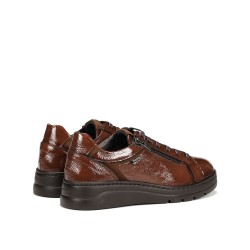 ZAPATO ELASTICO Y CRAMALLERA CUERO