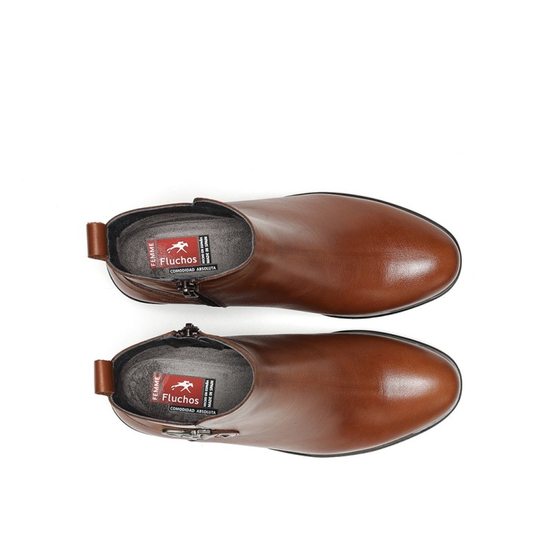 BOTIN ADORNO TOBILLO CUERO