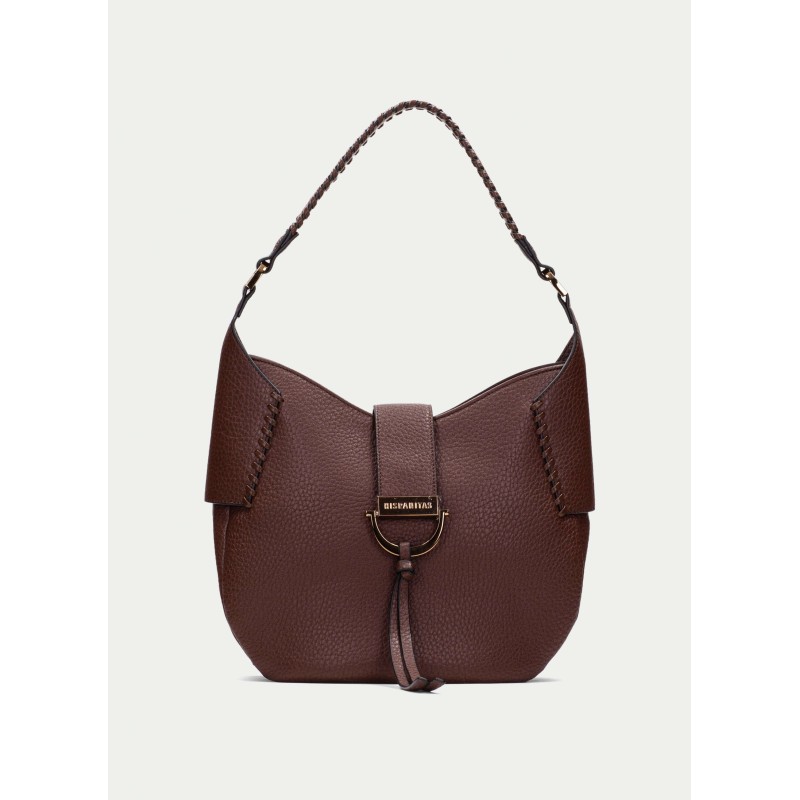 BOLSO MEDIA LUNA AVELLANA