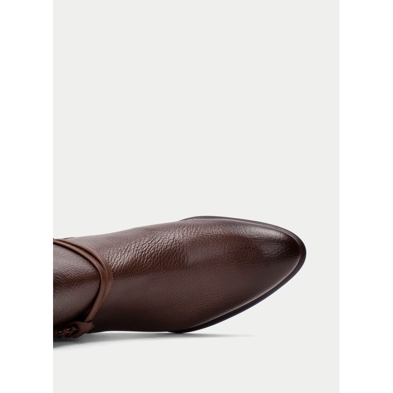 BOTIN ADORNO TOBILLO AVELLANA