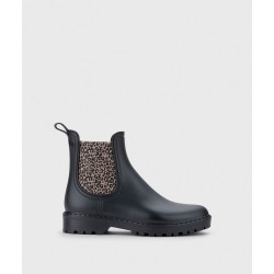 BOTIN LLUVI ELASTICO LATERAL NEGRO
