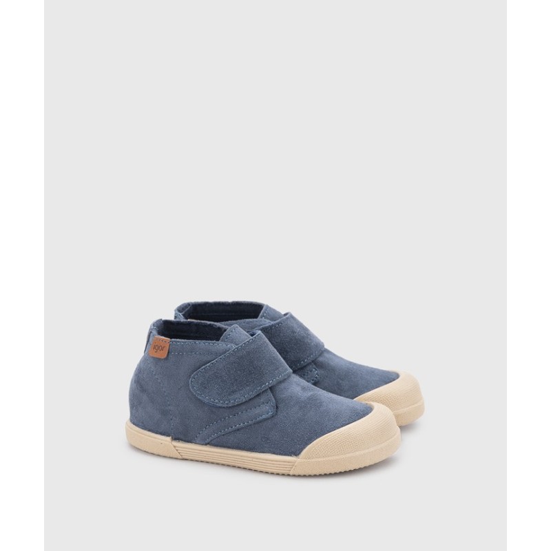 BOTITA VELCRO SERRAJE BAREFOOT JEANS