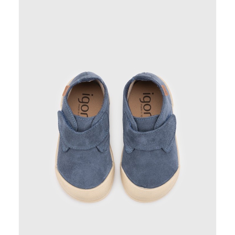BOTITA VELCRO SERRAJE BAREFOOT JEANS