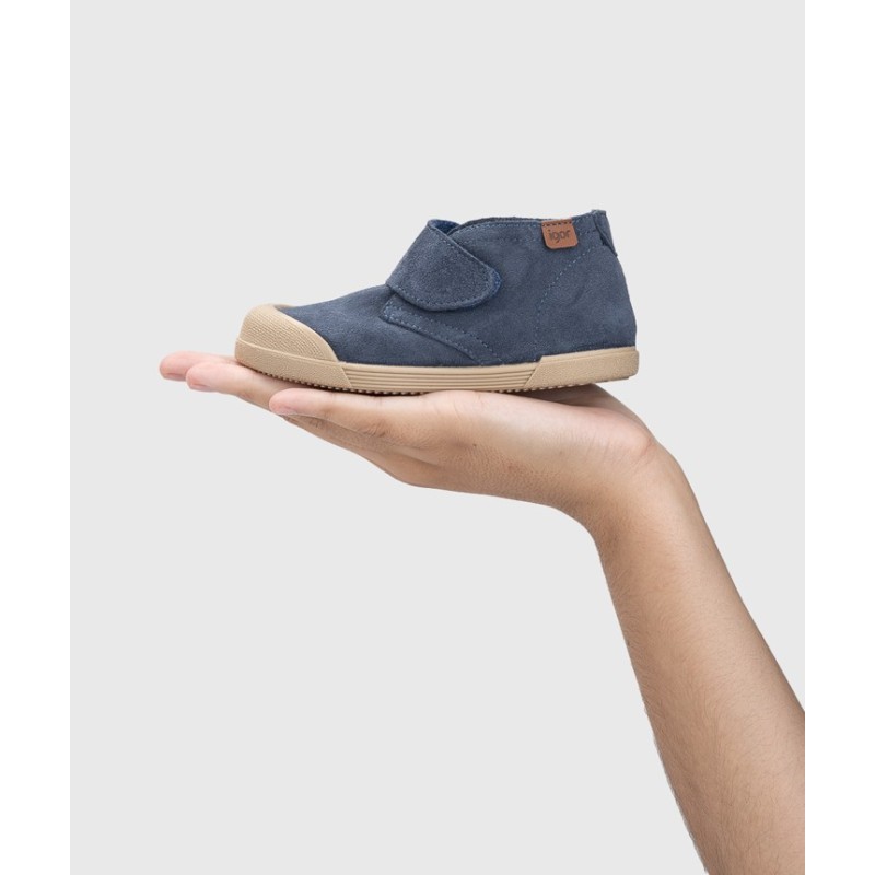 BOTITA VELCRO SERRAJE BAREFOOT JEANS