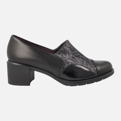 ZAPATO ABOTINADO LYCRA NEGRO