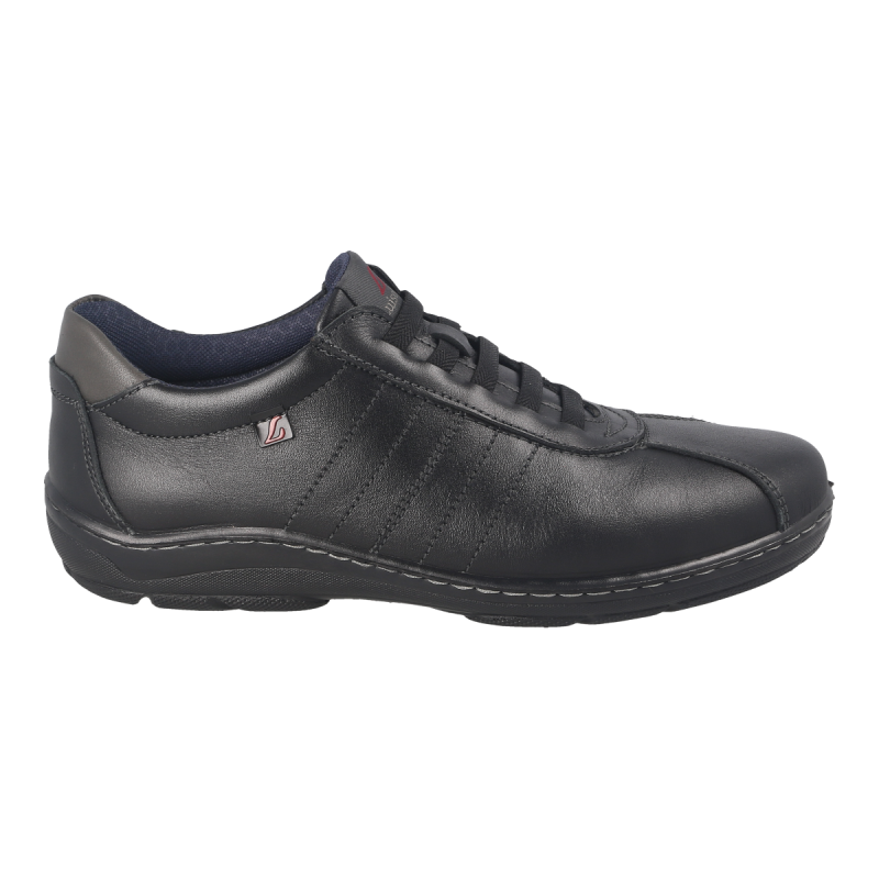 CASUAL SPORT PIEL NAPA NEGRO