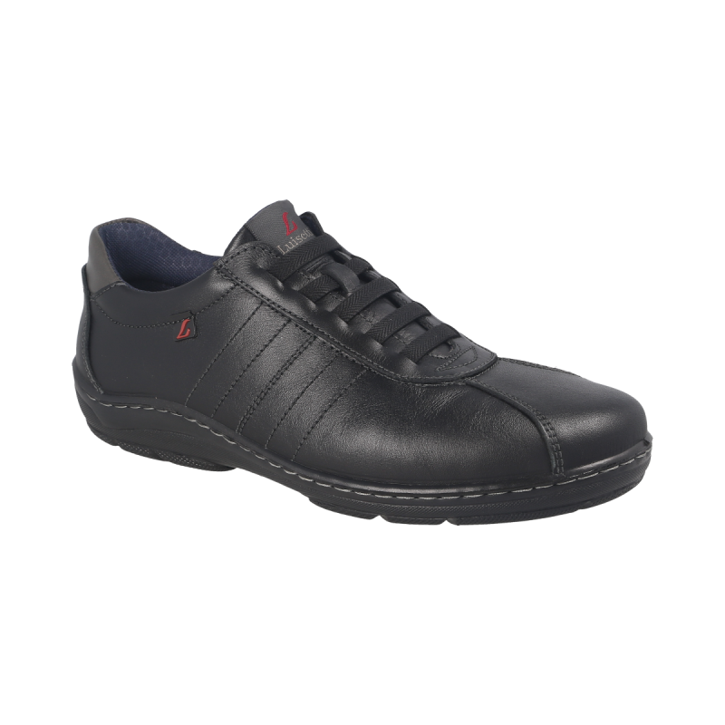 CASUAL SPORT PIEL NAPA NEGRO