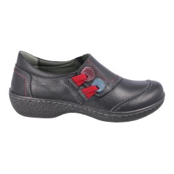 ZAPATO ABOTINADO GOMAS NEGRO