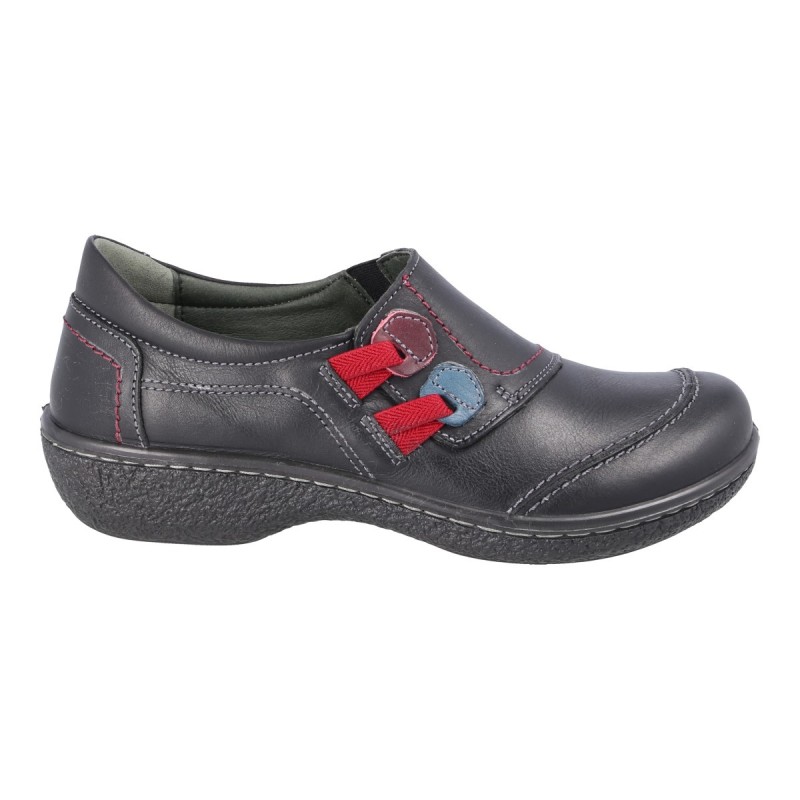 ZAPATO ABOTINADO GOMAS NEGRO