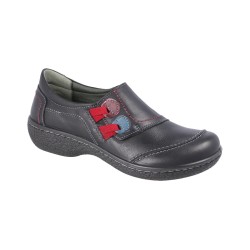 ZAPATO ABOTINADO GOMAS NEGRO