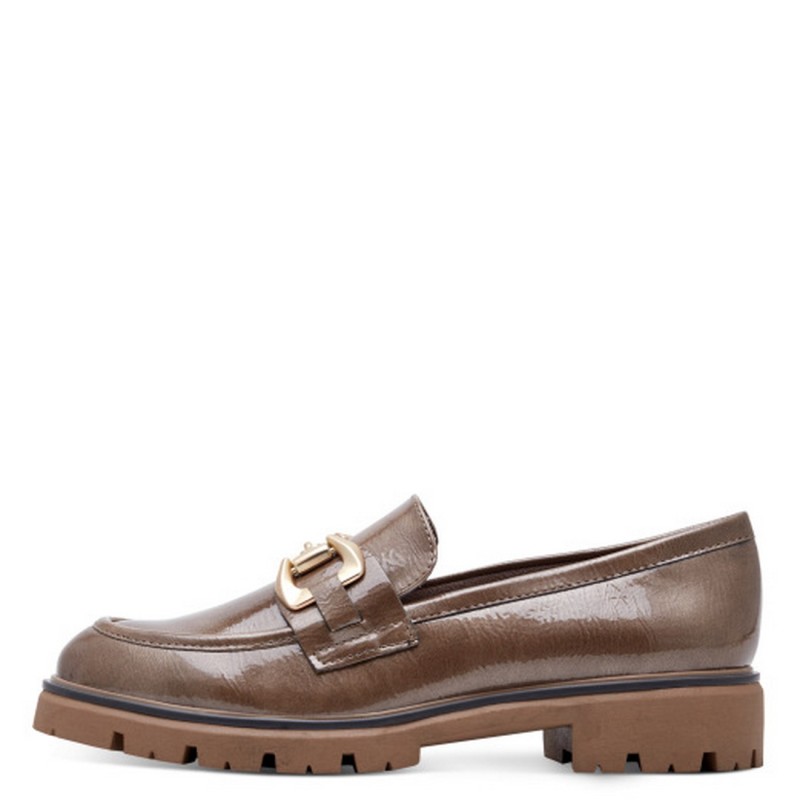 MOCASIN ESTRIBO TAUPE