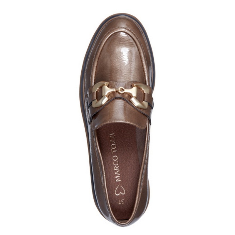 MOCASIN ESTRIBO TAUPE